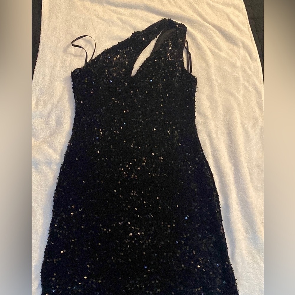 Black dress.